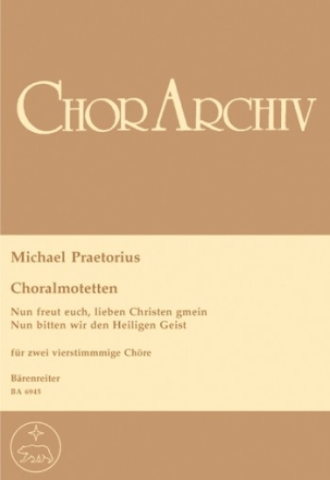 CHORALMOTETTEN FUER DOPPELCHOR PARTITUR (DT) ZIMMER, ULRICH, ED