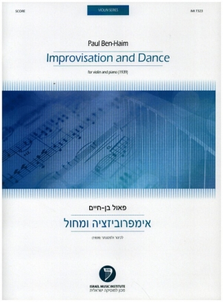 Improvisation and Dance for violin and piano