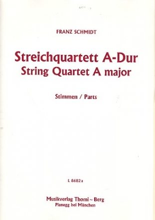 Quartett A-Dur fr Streichquartett Stimmen