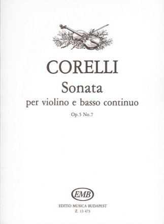 Sonate op.5,7 fr Violine und Klavier