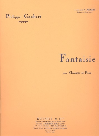 Fantaisie pour clarinette et piano