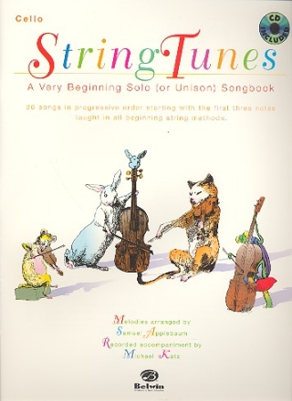String tunes (+CD) for cello a very beginning solo songbook