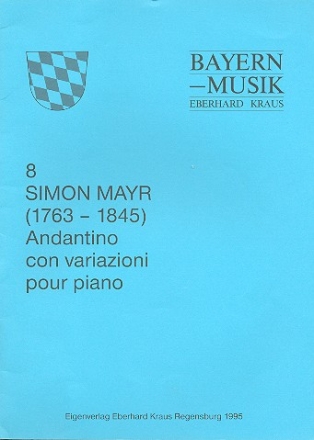 Andantino con variazioni pour piano