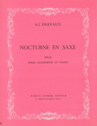 Nocturne en Saxe Piece pour Saxophone alto et Piano