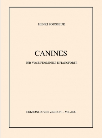 Canines per voce femminile e pianoforte