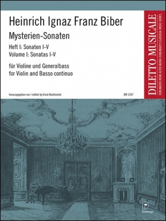 Mysterien-Sonaten Band 1 (Nr.1-5) für Violine und Bc