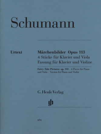 Mrchenbilder op.113 fr Viola und Klavier fr Violine und Klavier