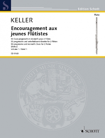 Encouragement aux jeunes Flûtistes op. 62 Band 1 für 2 Flöten Spielpartitur