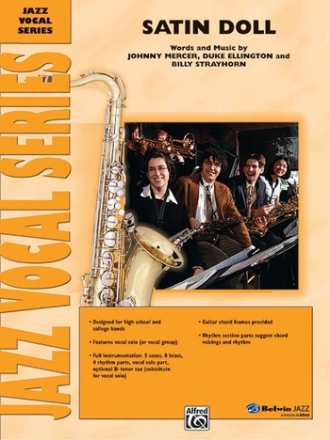 Satin Doll: for jazz ensemble with vocal group score and parts