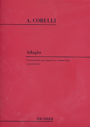 Adagio  per fagotto (o violoncello) e pianoforte