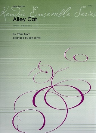 Alley Cat for flute quartet score and parts