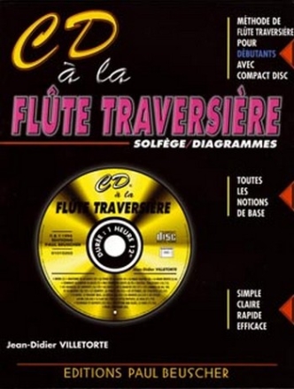 CD a la flute traversiere methode de flute traversiere pour debutants