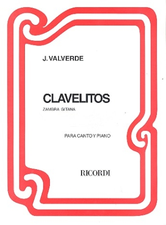 Clavelitos para canto y piano