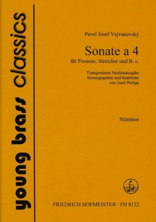 Sonate a 4 fr Posaune, 3 Violinen, Violoncello, Kontrabass und Bc