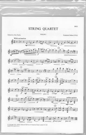 String quartet,  parts