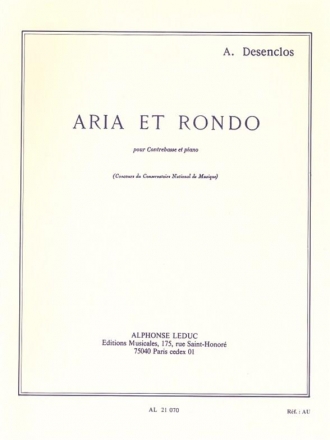 Aria et rondo pour contrebasse et piano