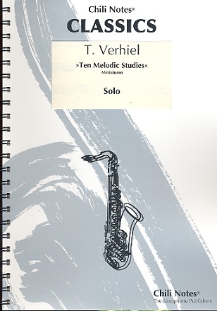 10 Melodic Studies fr Saxophon