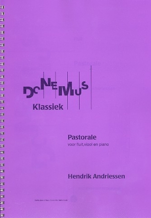 Pastorale for flute, violin and piano score and parts