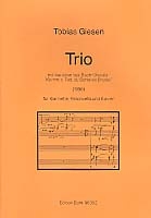 Trio mit Variation des Bach-Chorals Komm du Schlafes Bruder fr Klarinette, Violoncello und Klavier,   Stimmen