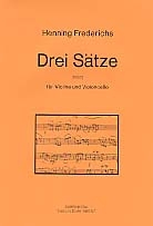 3 SAETZE FUER VIOLINE UND VIOLONCELLO SPIELPARTITUR (1962)