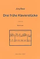 3 frhe Klavierstcke (1943/60)