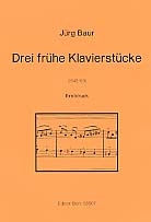 3 frhe Klavierstcke (1943/60)
