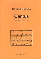 Cantus (1993) 4 Tageszeiten fr Klavier