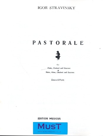 Pastorale for flute, clarinet, bassoon and piano parts