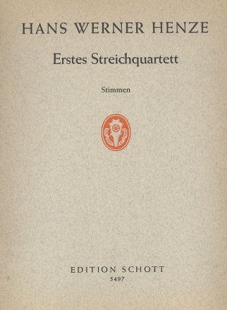 1. Streichquartett fr Streichquartett Stimmensatz
