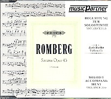Sonaten fr 2 Violoncello op.43 CD mit der Begleitung zum Soloinstrument