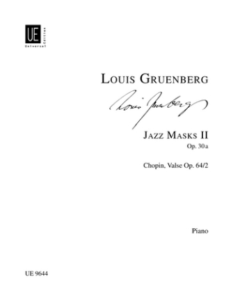 JAZZ MASKS 2 OP.30A UBER DEN WALZER OP.64,2 VON CHOPIN FUER KLAVIER