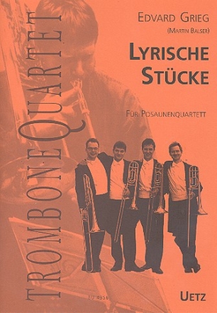 LYRISCHE STUECKE FUER 4 POSAUNEN PARTITUR+STIMMEN BALSER, MARTIN, BEARB.