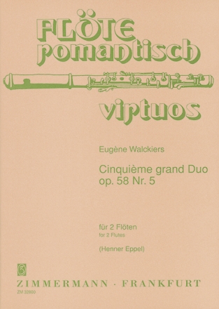 Grand Duo Nr.5 op.58,5 fr 2 Flten Partitur und Stimmen