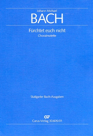 Frchtet euch nicht fr Doppelchor und Bc Partitur (dt/en)