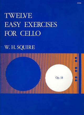 12 easy Exercises op.18 for cello