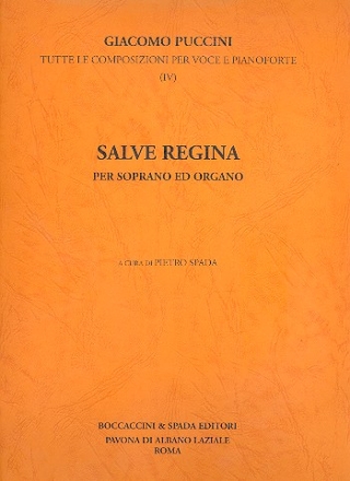 Salve Regina per soprano e pianoforte