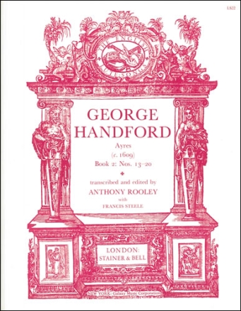 AYRES VOL.2 (NOS.13-20) FOR VOICE AND LUTE (WITH KEYBOARD TRANSCRIPTION) STEELE, FRANCIS, ED.