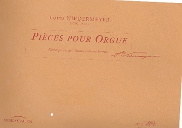 Pices pour orgue