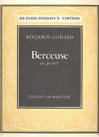 Berceuse aus Jocelyn fr Violine und Klavier