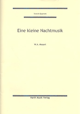 Eine kleine Nachtmusik KV525 fr Streichquintett, Klarinette und Klavier Klavierdirektion und  6 Stimmen