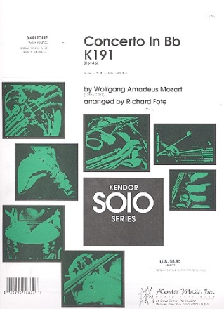 Rondo from Concerto Bb major KV191 for bassoon and orchestra for baritone and piano