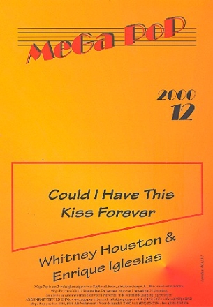 Could I have this Kiss forever: Einzelausgabe fr Klavier (mit Text)