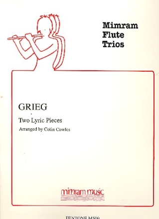 2 lyric Pieces for 3 flutes 3 scores