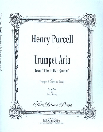 Trumpet Aria from The Indian Queen for trumpet and organ (piano)