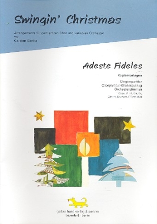 Adeste fideles fr gem Chor und flexibles Ensemble Kopiervorlagen