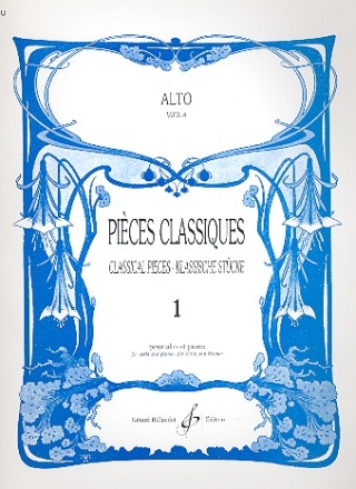Pieces classiques vol.1 pour alto et piano