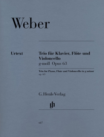 Trio g-Moll op.63 fr Klavier, Flte und Violoncello