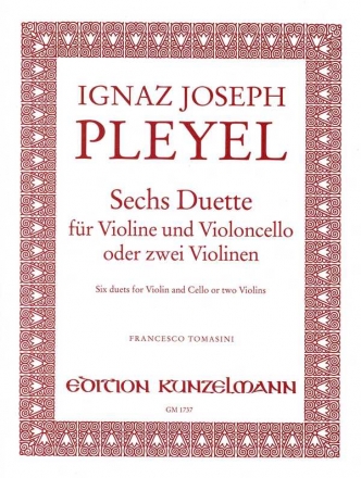 6 Duette fr Violine und Violoncello (2 Violinen) 3 Stimmen