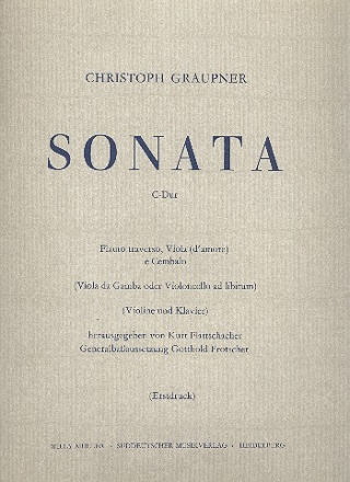 Sonate C-Dur fr Flte, Viola d'amore und Bc