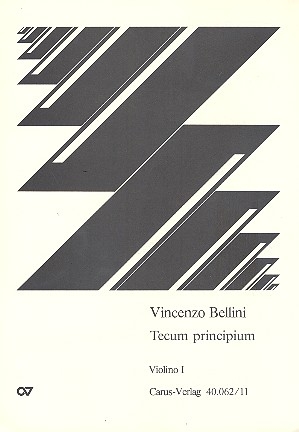 Tecum principium fr Sopran und Orchester (Orgel) Violine 1